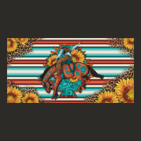 Bucking Bronco Aztec Shape License Plate Heavy Core Tee | Teevron