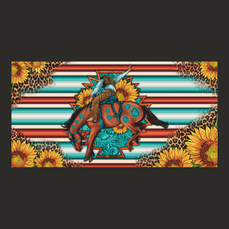 Bucking Bronco Aztec Shape License Plate Heavy Core Tee by Artiststas | Teevron