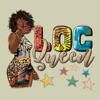 Afro Woman Loc Queen Heavy Core Tee | Teevron