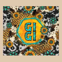 Gigi Sunflower Turquoise Heavyweight Sweatshirt | Teevron