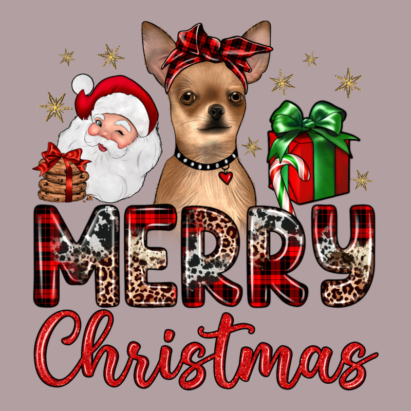 Merry Christmas Chihuahua Vintage Hoodie by JahusDesignShop | Teevron