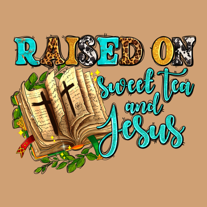 Raised On Sweet Tea And Jesus Vintage Tee by AdoDesignShop | Teevron