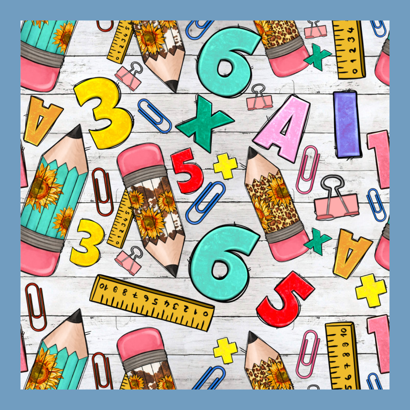 Back To School Seamless Pattern Urban Heavy Tee by BundleAndBundleShop | Teevron