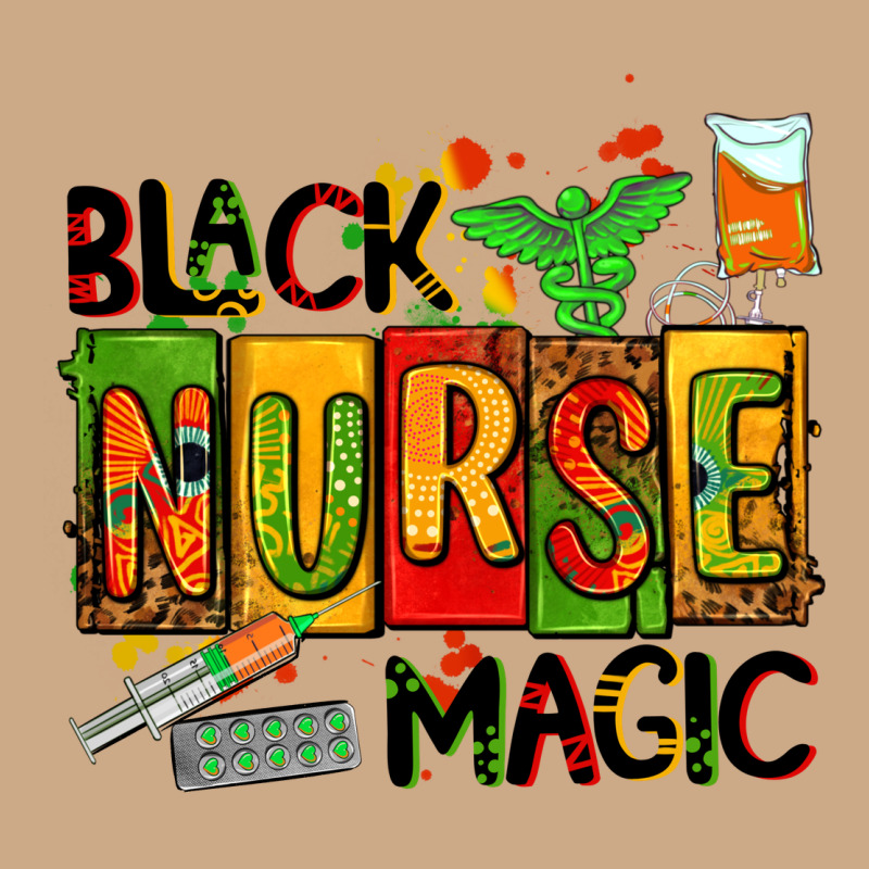 Black Nurse Magic Vintage Hoodie by AdoDesignShop | Teevron