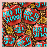 Back To School With Apple Seamless Pattern Urban Heavy Tee | Teevron