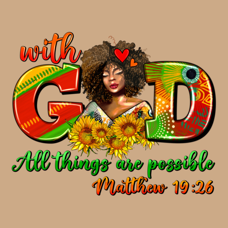With God All Things Are Possible Juneteenth Vintage Hoodie by AdoDesignShop | Teevron