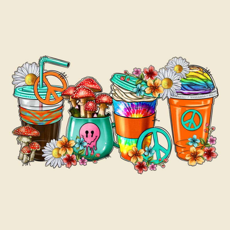 Hippie Coffee Cups Ladies Tee by texasbilliewilder | Teevron