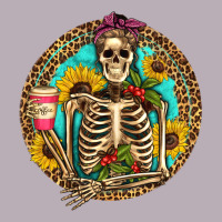 Western Skeleton Coffee Sunflowers Vintage Tee | Teevron