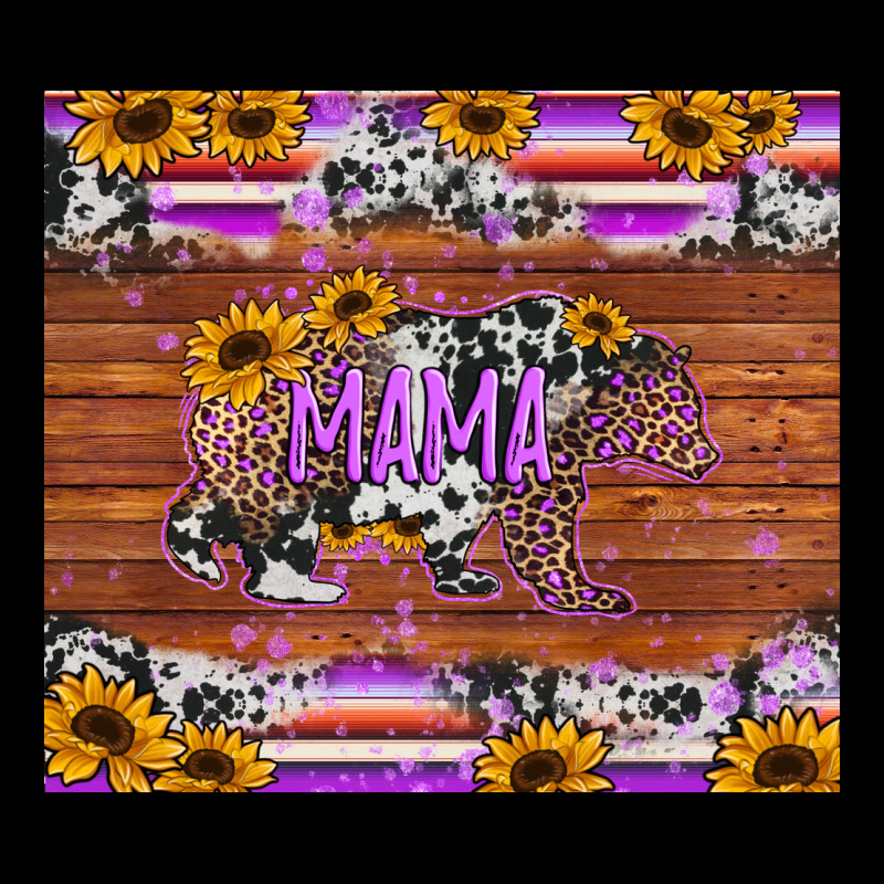 Mama Bear Sunflowers Purple Heavyweight Sweatshirt by Jasminsmagicworld | Teevron