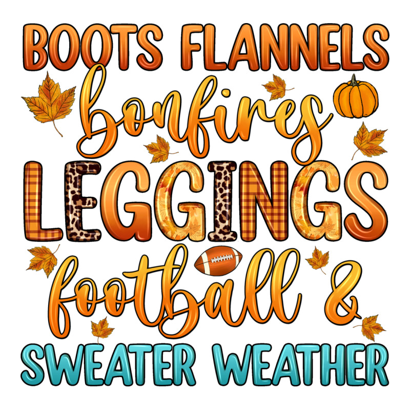 Boots Flannels Bonfires Leggins Football Premium Tee by Zillion Design Studio | Teevron