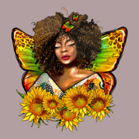 Butterfly Afro Woman Juneteenth Vintage Hoodie | Teevron