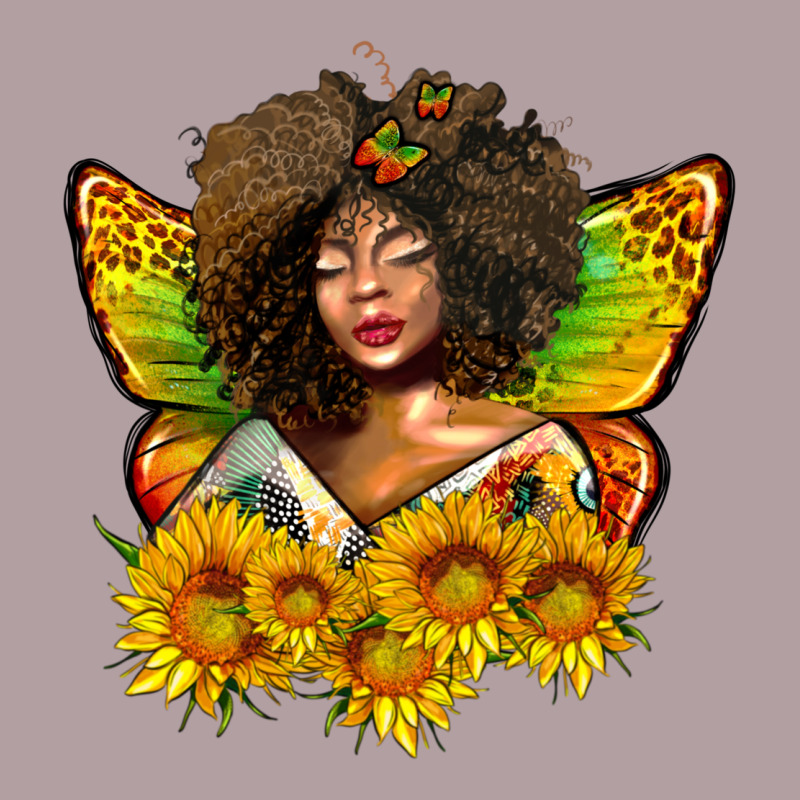 Butterfly Afro Woman Juneteenth Vintage Hoodie by AdoDesignShop | Teevron