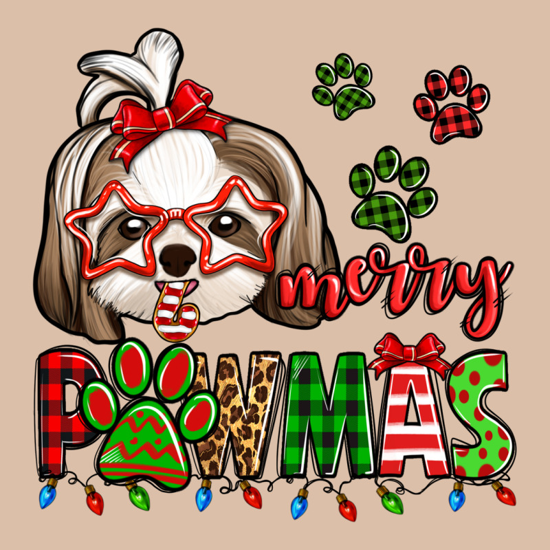 Merry Pawmas Christmas Shih Tzu Urban Heavy Tee by Jasminsmagicworld | Teevron