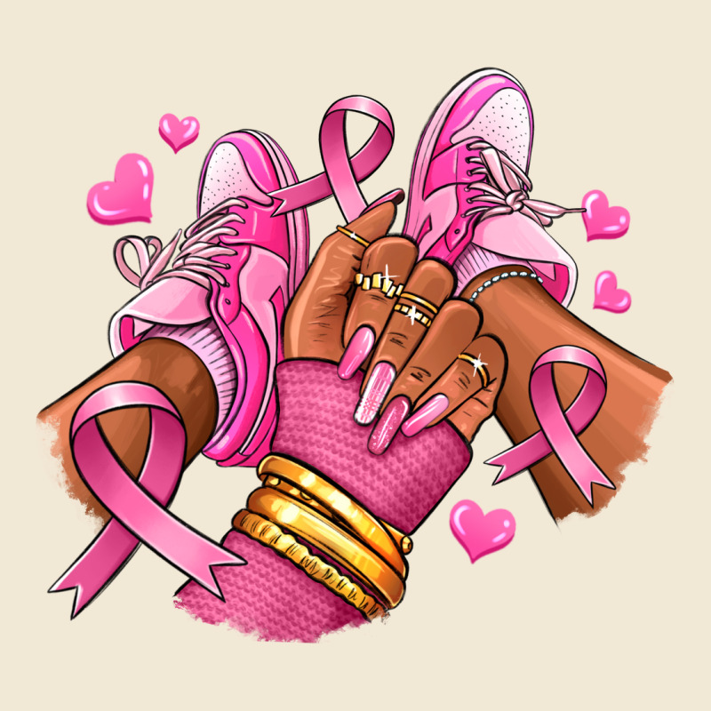 Breast Cancer Afro Girl Sneakers Ladies Tee by RanaPortraitStore | Teevron