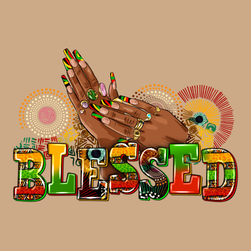 Blessed Afro Woman Hands Vintage Hoodie by AdoDesignShop | Teevron