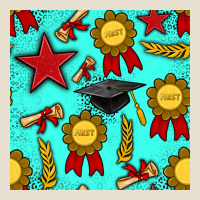 Graduation Seamless Pattern Urban Heavy Tee | Teevron