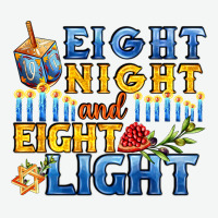Eight Night And Eight Light For Hanukkah Urban Heavy Tee | Teevron