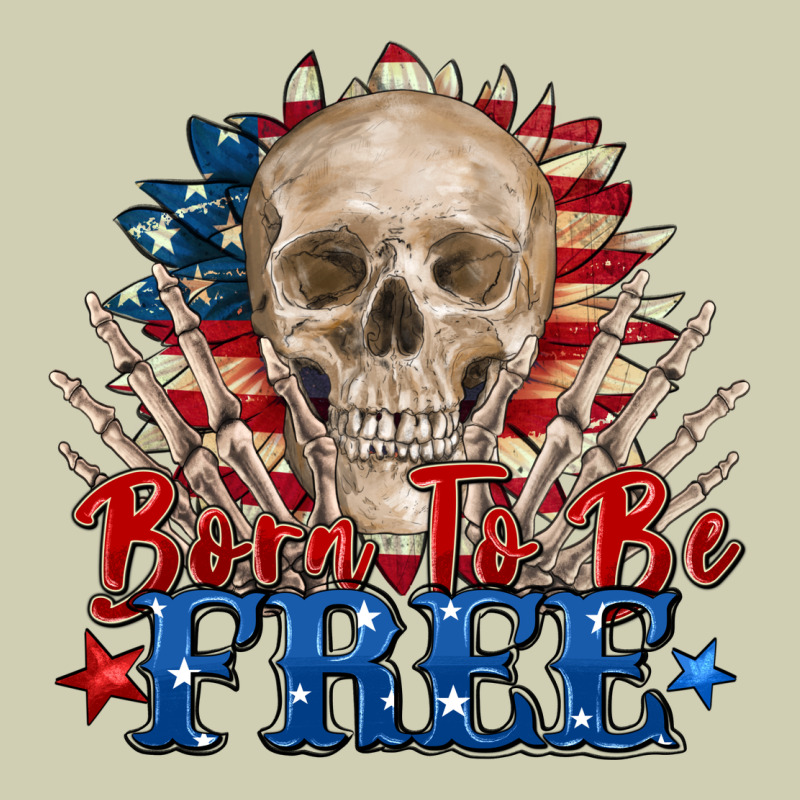 Born To Be Free Skeleton Heavy Core Tee by Zillion Design Studio | Teevron
