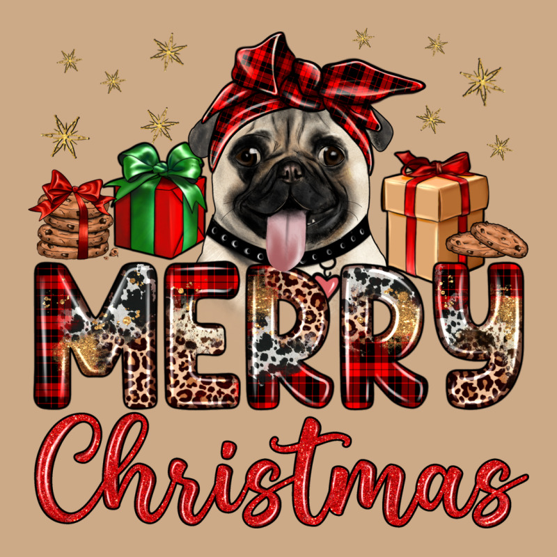 Merry Christmas Pug Vintage Hoodie by JahusDesignShop | Teevron