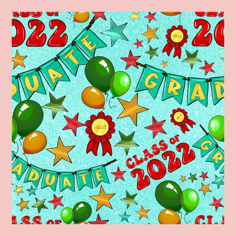 Class Of 2022 Graduation Seamless Pattern Urban Heavy Tee by BundleAndBundleShop | Teevron