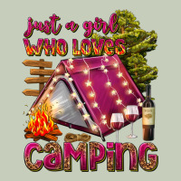 Just A Girl Who Loves Camping Ladies Tee | Teevron