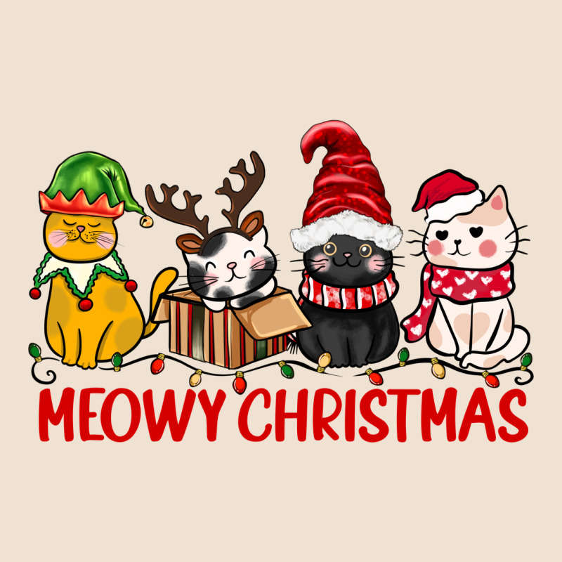 Meowy Christmas Urban Hoodie by CowGirlArtShop | Teevron