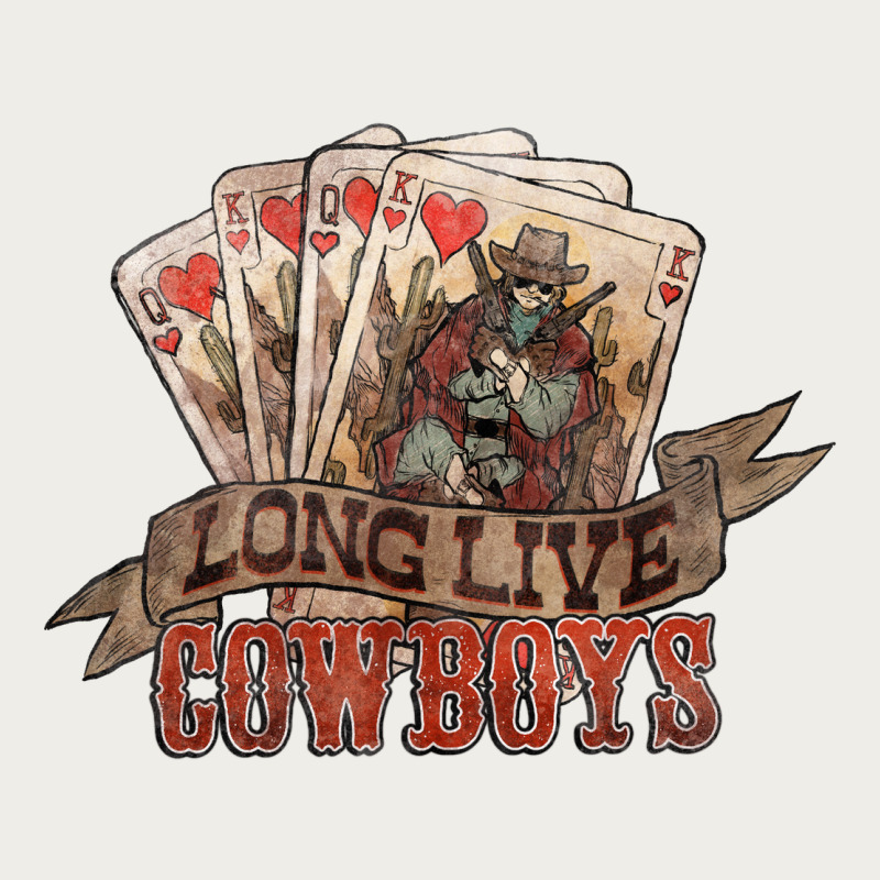 Long Live Cowboys Cards Zipper Hoodie by NancyCooperArtShop | Teevron
