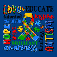 Autism Awareness Typography Premium Sweatshirt | Teevron