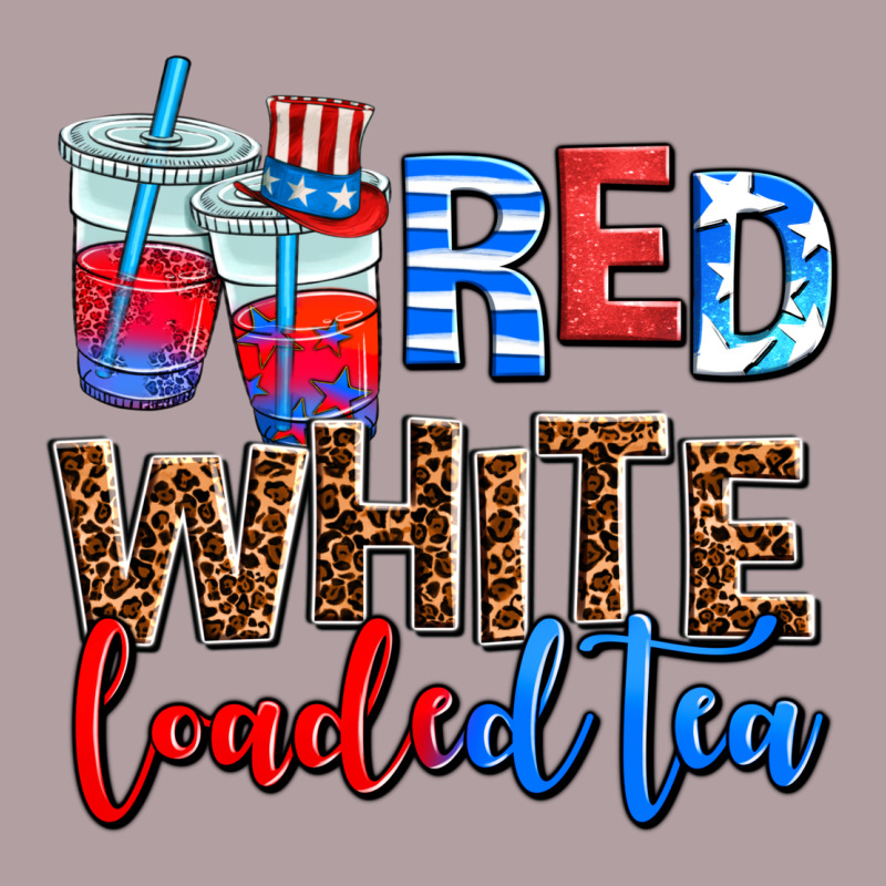 Red Whıte Loaded Tea Vintage Hoodie by AdoDesignShop | Teevron