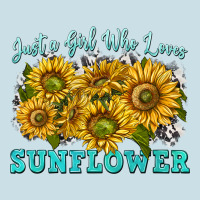 Just A Girl Who Loves Sunflower Ladies Tee | Teevron