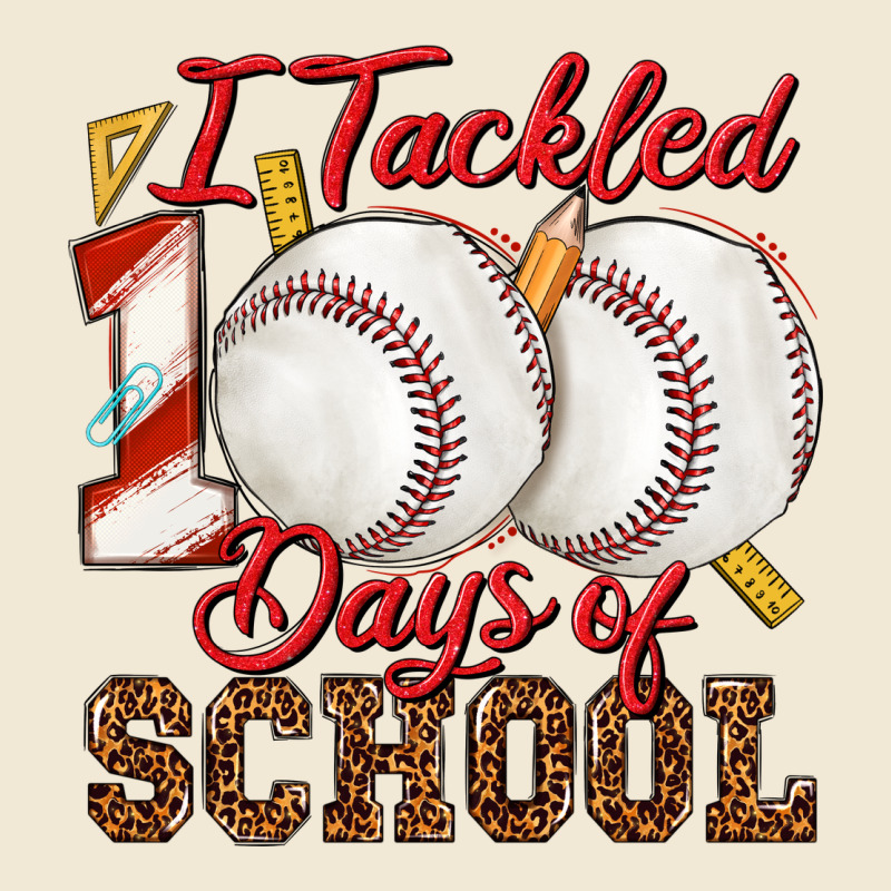 I Tackled 100days Of School Baseball Premium Tee by texasbilliewilder | Teevron