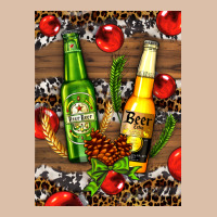 Beer Bottles With Wheat And Barley Urban Heavy Tee | Teevron