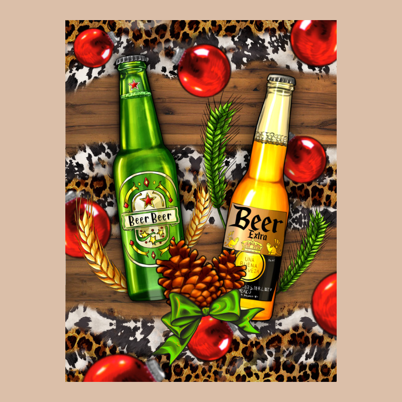 Beer Bottles With Wheat And Barley Urban Heavy Tee by AdoDesignShop | Teevron