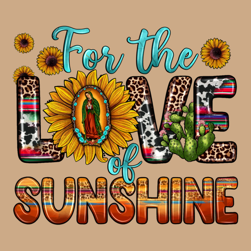 For The Love Of Sunshine Sunflower Our Lady Of Guadalupe Vintage Hoodie by JahusDesignShop | Teevron