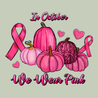 In October We Wear Pink Pumpkins Ladies Tee | Teevron