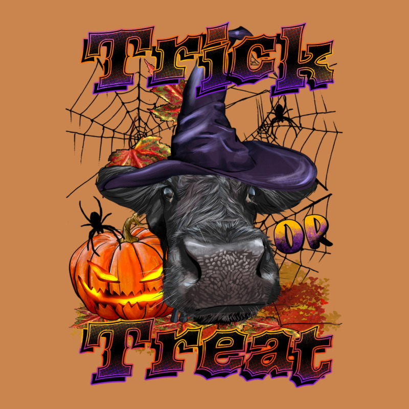 Trick Or Treat Black Angus Heifer Heavyweight Hoodie by LillyAllenDesigns | Teevron