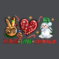 Peace Love Snowman Zipper Hoodie | Teevron