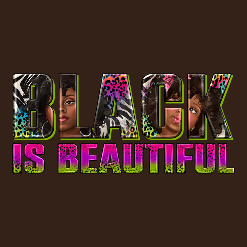Black Is Beautiful Neon Heavy Core Tee by texasbilliewilder | Teevron