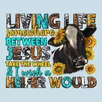 Living Life Somewhere Between Jesus Ladies Tee | Teevron
