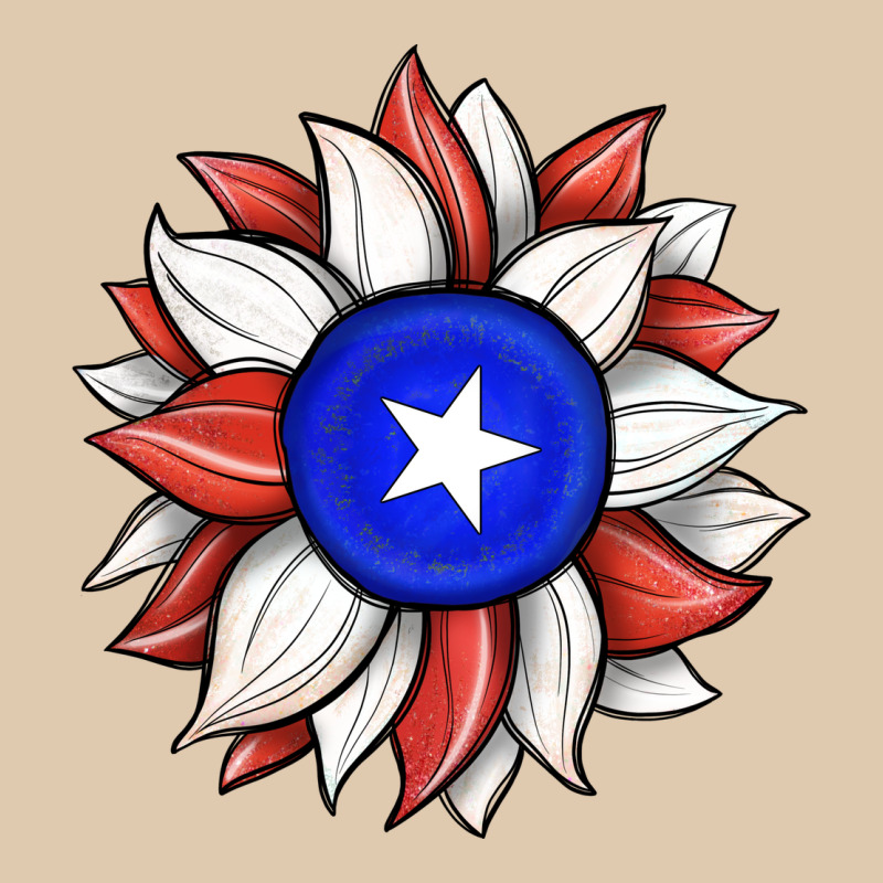 Sunflower Puerto Rico Flag Heavyweight Sweatshirt by JahusDesignShop | Teevron