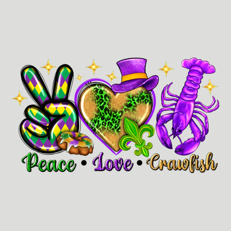 Peace Love Crawfish Zipper Hoodie by NancyCooperArtShop | Teevron