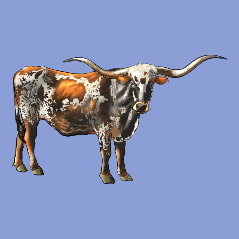 Texas Longhorn Cow Long Sleeve Tee by LillyAllenDesigns | Teevron