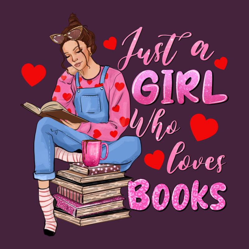 Just A Girl Who Loves Books Premium Tee by texasbilliewilder | Teevron