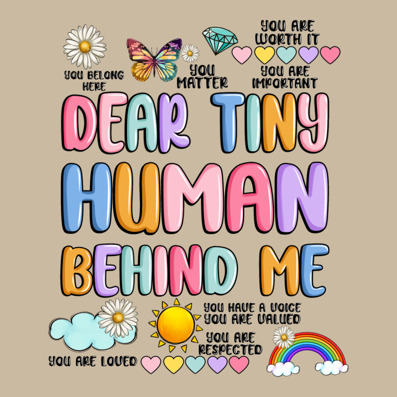 Dear Tiny Human Behind Me Long Sleeve Tee by JahusDesignShop | Teevron