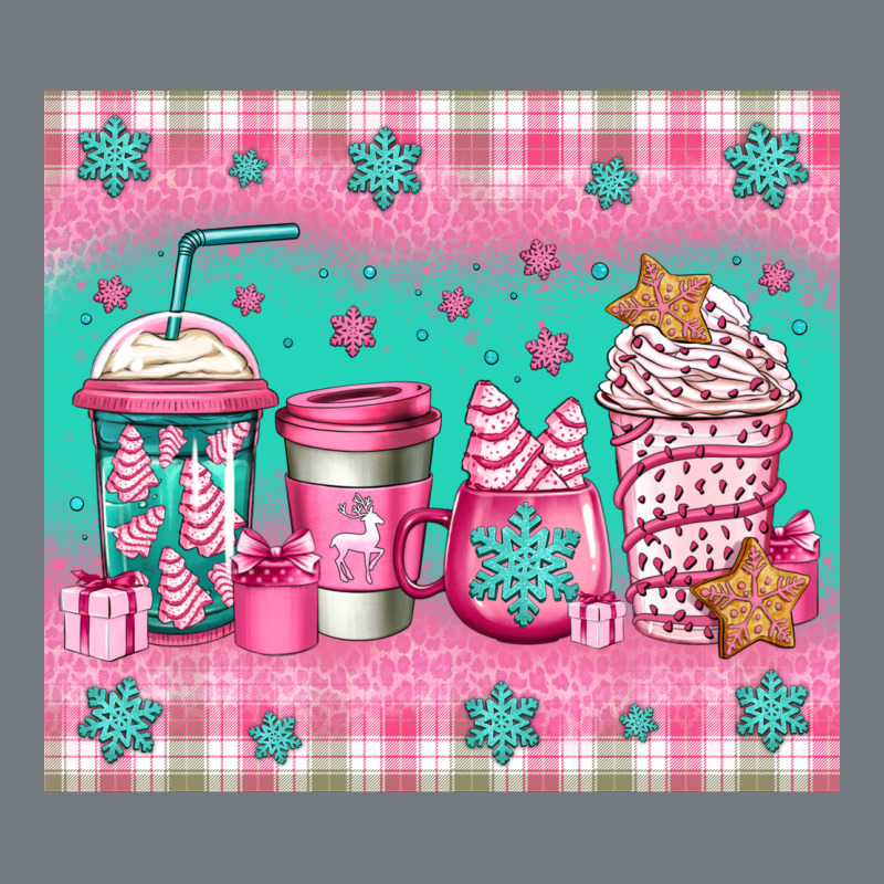 Pink Christmas Coffee Heavyweight Sweatshirt by Jasminsmagicworld | Teevron