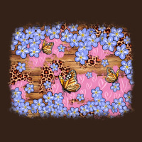 Easter Butterfly Leopard Background Heavy Core Tee | Teevron