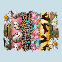 Easter Brushstroke With Quail Eggs Daisy And Bunny Ladies Tee | Teevron