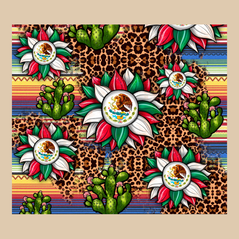 Sunflower Mexican Flag Tumbler Heavyweight Sweatshirt by JahusDesignShop | Teevron