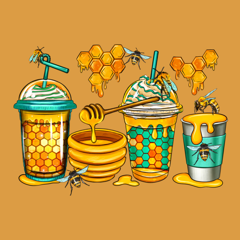 Bumble Bee Honey Coffee Urban Heavy Tee by Jasminsmagicworld | Teevron