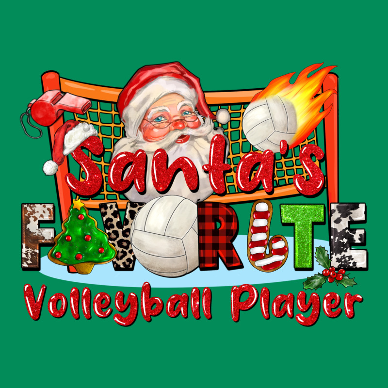 Santas Favorite Volleyball Player Urban Hoodie by CowGirlArtShop | Teevron